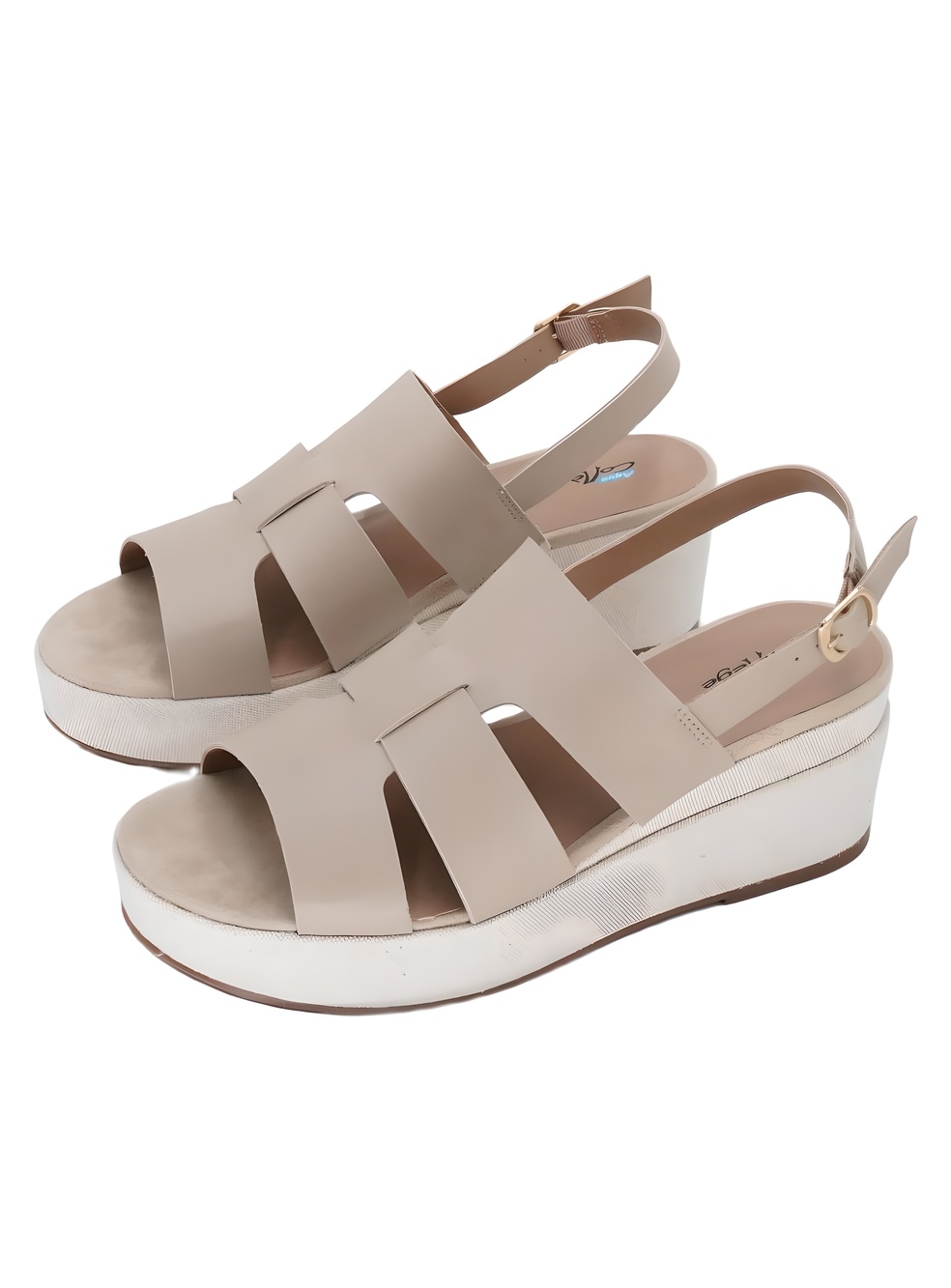Aqua College Nadi Womens Sand Waterproof Slingback Wedge Size 10 - Picture 2 of 6
